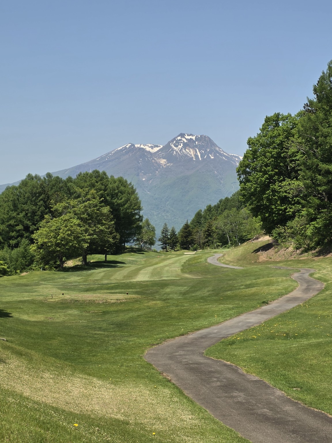 Mountain golf course