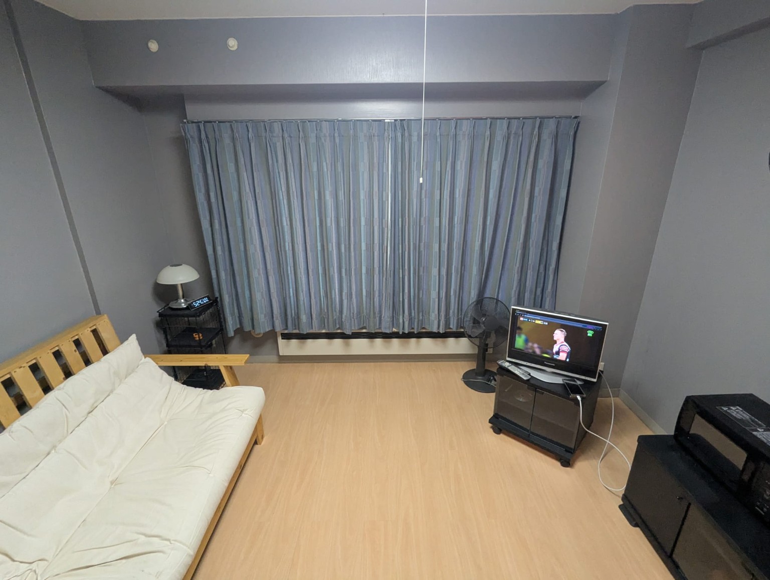Living room facing the window
