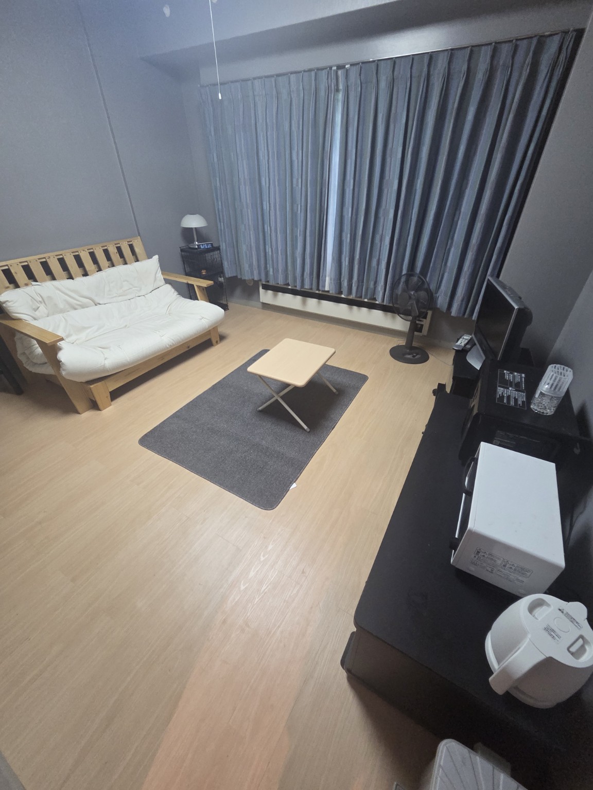 Living room with low table